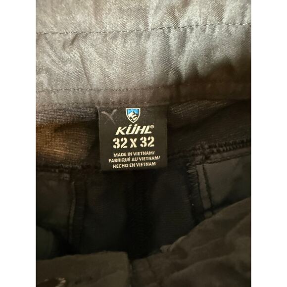 Kuhl Mens Deceptr Black Outdoor Hiking Recreation Pants 32x30 (Tag 32x32) - Picture 6 of 12